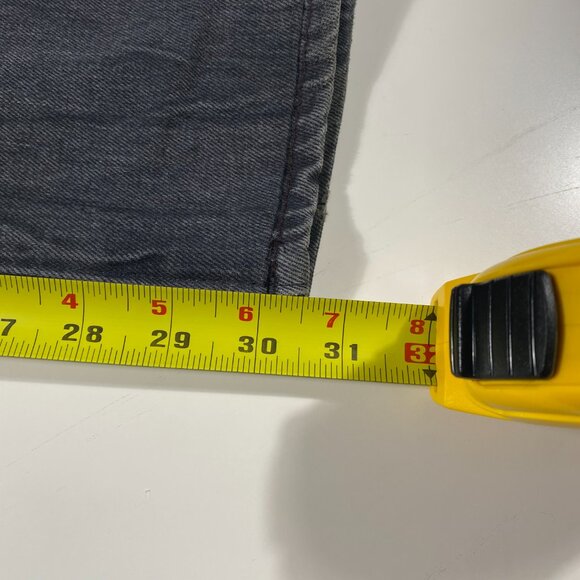 True Religion Rocco Slim Made in Italy Straight Leg Gray Jeans mens size 32x30.5 - Picture 11 of 12